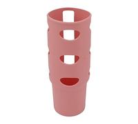 Yusat Botte de Tasse, Manchon de Protection de Tasse Facile à Nettoyer, Entièrement enveloppé, Antidérapant, Détachable pour le Voyage pour Tasses de 30 Oz (Rose)