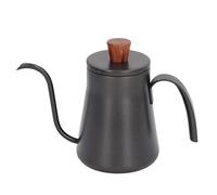 Yusat Bouilloire compte-gouttes de 400 ml, cafetière goutte-à-goutte en acier inoxydable, bouche fine, cafetière à verser avec couvercle