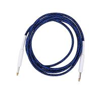 Yusat Câble de Guitare tressé, Cordon Audio pour Instrument de 9,8 Pieds avec Réduction du Bruit, pour Connexion D'amplificateur de Basse