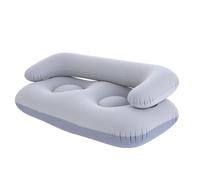 Yusat Canapé Gonflable pour 2 Personnes, canapé Pneumatique Portable | Matériau PVC, Floquée, Taille 135x66x45cm, Utilisation Intérieure et Extérieure, Balcon de Jardin de Salon de Camping