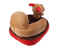 Yusat Canapé pour bébé, Chaise de Soutien au Sol, Siège en Peluche, Animal de Dessin animé Mignon, Angle Réglable, bébé Apprend à S'asseoir, Chaise avec Câble USB pour les Tout-petits, Garçons et