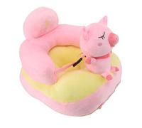 Yusat Canapé pour bébé, Chaise de Soutien au Sol, Siège en Peluche, Animal de Dessin animé Mignon, Angle Réglable, bébé Apprend à S'asseoir, Chaise avec Câble USB pour les Tout-petits, Garçons et
