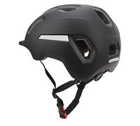 Yusat Casque de Vélo Casque de Cyclisme de [Marque] Protection en Mousse EPS 12 Aérations Coque PC Léger Respirant Tour de Tête 58 à 62 Cm pour Cyclisme Skateboa (Noire)