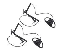 Yusat Casque radio en forme de D, prise jack 3,5 mm, écouteurs fixes pour APX7000, XTS5000, HT1000, MTX8000 et plus encore
