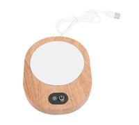 Yusat Chauffe-Eau électrique à Chauffage Rapide Antidérapant USB Plug en 13 W 5 V 3 A Chauffe-Plats pour Tasse à thé en Acier Inoxydable en Céramique de Verre