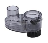 Yusat Chaussure Anti-Poussière de Routeur CNC pour Moteur de Broche de 45mm, Couvercle Sous Vide Transparent avec Brosse Magnétique, Botte de Collecteur de Poussière de Gravure