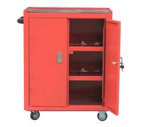 Yusat Coffre à Outils Roulant, Polyvalent, Gain de Place, Conception de Tiroir, Armoire de Rangement D'outils, Organisateur pour Atelier et Garage