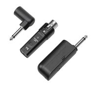 Yusat Convertisseur de Microphone Filaire vers sans Fil 2,4 G, émetteur | Construction ABS, Portée de 30 à 50 M, Réponse de 20 Hz à 20 KHz, pour Performances en Direct, karaoké, Enregistrement en