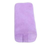 Yusat Coussin de méditation à 3 couches en éponge avec housse en daim lavable pour yoga, méditation zen, maison, studio, relaxation (violet)