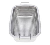 Yusat Cuve à Vaisselle en Acier Inoxydable 304, Bol à Vaisselle 7,5 L avec Panier de Vidange pour évier de Cuisine, Lavage des Légumes, Camping RV
