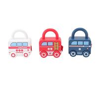Yusat Débloquer des Compétences, Forme de Voiture, Jouet D'éducation Précoce pour Les Tout-Petits de 6 Mois et Plus, Apprendre Les Chiffres et Les Mots Anglais, Améliorer la Coordination œil-Main