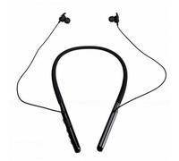 Yusat Écouteurs Bluetooth de Cou, écouteurs Rechargeables Antibruit avec Volume Réglable, pour Regarder la Télévision et Converser (Noire)