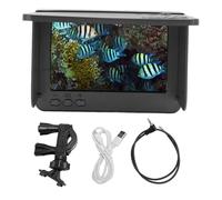 Yusat Écran D'Affichage de la Caméra de Pêche de 5,0 Pouces Écran IPS 1500cd Port de 3,5 Mm Connexion Vidéo AV Affichage Fish Finder pour la Plupart des