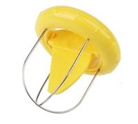 Yusat Éplucheur de Kiwi, éplucheur de Fruits 4 en 1 avec Lame en Acier Inoxydable, Poignée Facile à Saisir pour la Préparation des Fruits en Cuisine (Jaune)