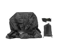 Yusat Housse pour chauffage de piscine en plein air, housse de pompe à chaleur d'hiver imperméable pour piscine, tissu Oxford 420D noir et argenté