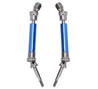 Yusat Jeu D'arbres D'entraînement CVD Arrière en Métal, pour Voiture Slash 1/10 RC NSV775 (Bleu foncé)