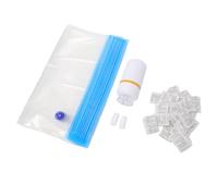 Yusat Kit de Stockage Sous Vide de Filament 10 Pièces Sacs de Stockage de Filament D'imprimante 3D avec Pompe électrique 2 Clips 20 Déshydratants pour Consommables de 0,5 à 2 Kg