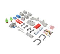 Yusat Kit de train électrique, jouet de chemin de fer avec rails personnalisables et réalistes, pour les filles, à construire et à jouer