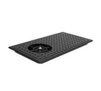 Yusat Lave-tasse en acier inoxydable haute pression avec bac de vidange pour bar, restaurant, café, maison, verre à vin, tasse à café