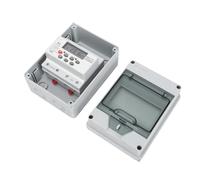 Yusat Minuterie Numérique pour Pompe à Eau, Programmable triphasé 30A | Boîtier PA66, Batterie de Secours 800 MAh, 24 Réglages Quotidiens Marche/arrêt, Montage sur Rail DIN, Durée de Vie