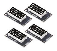 Yusat Module D'affichage LED à 4 Chiffres et 7 Segments, 0,36 Pouces avec Puce de Lecteur TM1637 pour Digital IO (Blanc MRA110A)