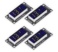 Yusat Module D'affichage LED à 4 Chiffres et 7 Segments, 0,36 Pouces avec Puce de Lecteur TM1637 pour Digital IO (Bleu MRA110D)