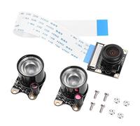 Yusat Module de caméra pour objectif fisheye grand angle 3/2/B avec lumière de remplissage