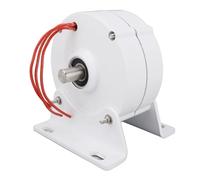 Yusat Moteur à Aimant Permanent Synchrone pour Moto, Maison, Double Arbre, Base de Générateur AC triphasé 48 V (100W)