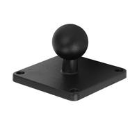 Yusat Plaque D'adaptation Universelle à Montage sur Boule, 1 Pouce, en Alliage D'aluminium et Caoutchouc, Plaque D'adaptation D'ampli Universelle pour Navires