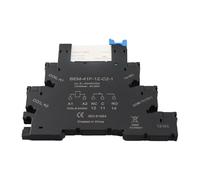 Yusat Relais à Semi-conducteurs de Contrôle Module SSR Relais Ultra Fin Montage sur Rail DIN SPDT 1NO 1NC 6A 6 à 24 V Diode de Protection D'affichage D'état LED