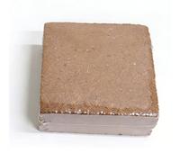 Yusat Substrat de Plantation de Briques de Départ de Graines de Coco de Coco, Fibre de Naturelle, Expansion 1:8, PH Neutre, Rétention d'eau avec Structure Perméable et Respir (10cm/3,94 Pouces)
