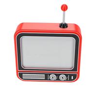 Yusat Support de Boîte à Mouchoirs TV Rétro avec Affichage de Photos pour | Design Vintage, Construction ABS, Convient aux Photos de 4 X 6 Pouces, Polyvalent pour le Salon ou le bureau.
