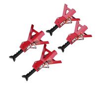 Yusat Support de Cric de Voiture RC 6 Tonnes Supports de Cric de Simulation de 3 Tonnes pour Voiture sur Chenilles RC Accessoire en Métal Compact et Léger à Hauteur Réglable Adapt