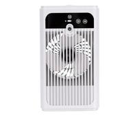 Yusat Ventilateur de Bureau Rechargeable par USB, avec Atomiseur Haute Fréquence, Batterie 3000 MAh, Humidificateur à Brume Fraîche de 500 Ml, pour Bureau, Maison, Camping