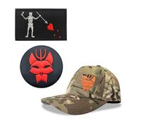 YUSENGMOO Casquette de Baseball Camouflage Seal Team Six,Tactical Seals Hat+Patch (1,L)