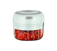 Yusheng 100ml Hachoir à Ail Électrique Chargeur USB Presse-ail Électrique Machine à Ail Électrique Portable Petit Robot Culinaire pour Aliments pour Bébé, Poivre Ail Chili Légumes Noix Hachoir/oulin