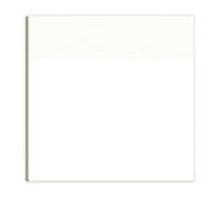 Yusheng Notes adhésives translucides, 50 feuilles de papier adhésif imperméable | Blocs mémos transparents autocollants fournitures de bureau scolaires