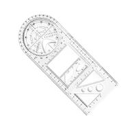 Yusheng Règle multifonction de dessin d'icône, modèle d'architecture, modèle de paysage, gabarit de mesure pour dessin, bâtiment, ingénierie, école, bureau