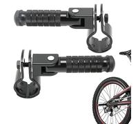 Yusheng Repose-Pieds Moto - 1 Repose-Pieds arrière universels pour Moto - Repose-Pieds Cadre Moto Pliable pour Passager, vélos, Scooters, Motos