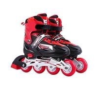 Yusheng Rollers en Ligne Enfant Patins à roulettes Réglables Patins en Ligne Respirants avec Roues Lumineuses, Patins à Roues Alignées pour 3-12 Ans et Plus, Filles et Garçons, Hommes Et Femmes