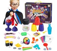 YushengTai Boîte de magie pour enfants à partir de 6 à 12 ans, tours de magie avec instructions pour filles et garçons, cadeau de Noël, d'anniversaire, jouet pour enfants à partir de 6, 7, 8, 9, 10