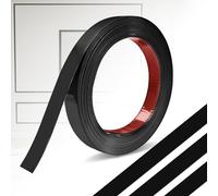 YushengTai Moulures décoratives autocollantes noir mat 12 m, bande décorative autocollante pour cheminée, cadre de miroir, meubles et décoration de la maison
