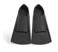 YushengTai Palmes de natation courtes en silicone pour enfants - Palmes courtes de plongée pour filles - Pour garçons et filles (noir, S)