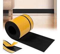 YushengTai Plinthe pvc, Noir 60 mm x 20 mm x 15m Plinthe Souple Autoadhésive Plinthe, Plinthe PVC Souple, Plinthe Adhesive, Convient pour la Salle de Bain et la Cuisine (Noir)