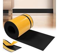 YushengTai Plinthe pvc, Noir 80 mm x 20 mm x 15m Plinthe Souple Autoadhésive Plinthe, Plinthe PVC Souple, Plinthe Adhesive, Convient pour la Salle de Bain et la Cuisine (Noir)