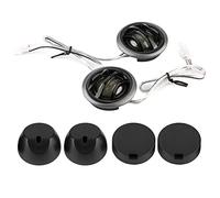 YushiTrading 150 W Haut - Parleur Auto Mini Puissant, Tweeter Audio pour Voiture, Haut - Parleur Stéréo à Cornet avec Impédance 4 Ohms, pour Porte Auto, en Fer Noir