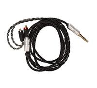 YushiTrading Câble de mise à niveau pour écouteurs en cuivre sans oxygène, câble d’écouteur de remplacement MMCX vers 3,5 mm avec fiche plaquée or pour SE215, SE315, SE425, SE535, SE846, W10, W