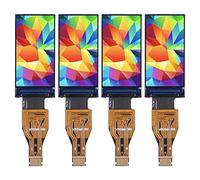 YushiTrading Module d'affichage IPS 4 pièces, écran LCD TFT 0,96 Pouces avec résolution 80 x 160, Interface SPI ST7735S pour STM32, composant électronique Couleur saturée Haute luminosité