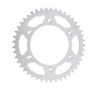 YushiTrading Pignon arrière de chaîne de Moto 520 45T, pignon arrière en Acier résistant à l’Usure pour Kart, Quad et Moto légère, pignon de Rechange Robuste avec Fixation Solide