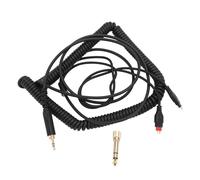 YushiTrading Remplacement de câble d’écouteur enroulé avec prise 3,5 mm et adaptateur 6,35 mm pour HD650 HD660S HD600 HD6XX HD580 HD565 HD545 HD535, extensible de 2 m à 5 m sans oxygène